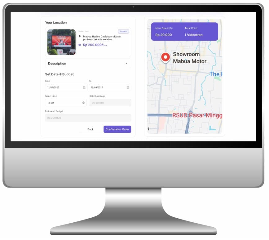 Tampilan Juara Iklan Videotron Marketplace